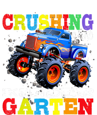 Crushing Into Kindergarten Tee Monster Truck Back To School Women's Tri-Blend 3/4-Sleeve Raglan Shirt