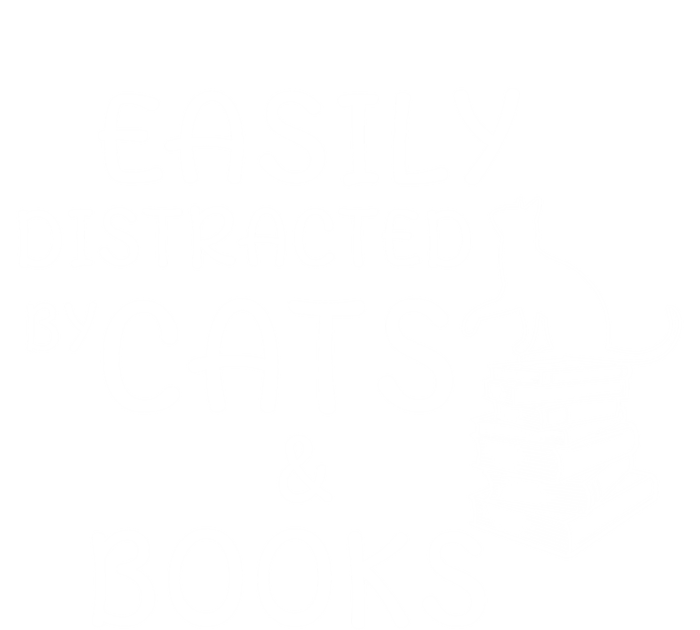 Easily Distracted Cats And Books Cool Gift Canvas