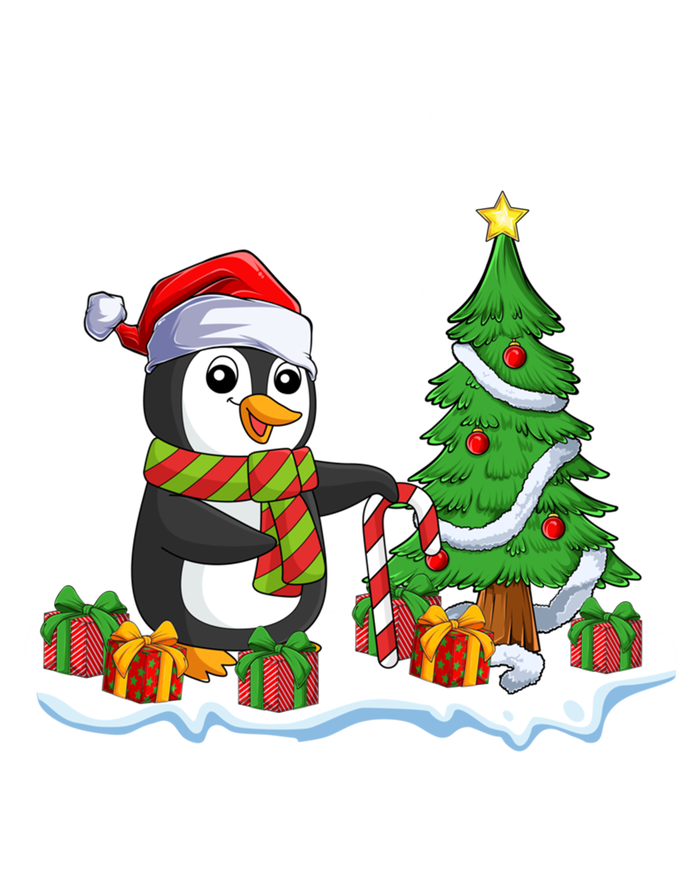 Penguins Are Cool Xmas Tree Lights Santa Penguin Christmas Gift Tank Top