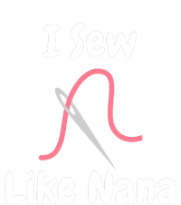 I Sew Like Nana - Funny And Cute Sewing Design Women's Flannel Pajama Set