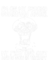 I'm On My Second Guardian Angel My First One Quit Skull T-Shirt