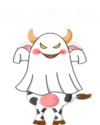 Ghost Cow Moo I Mean Boo Pumpkin Moon Halloween Gift T-Shirt