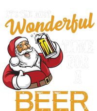 It's The Most Wonderful Time For A Beer Funny Santa Christmas Sweatshirt