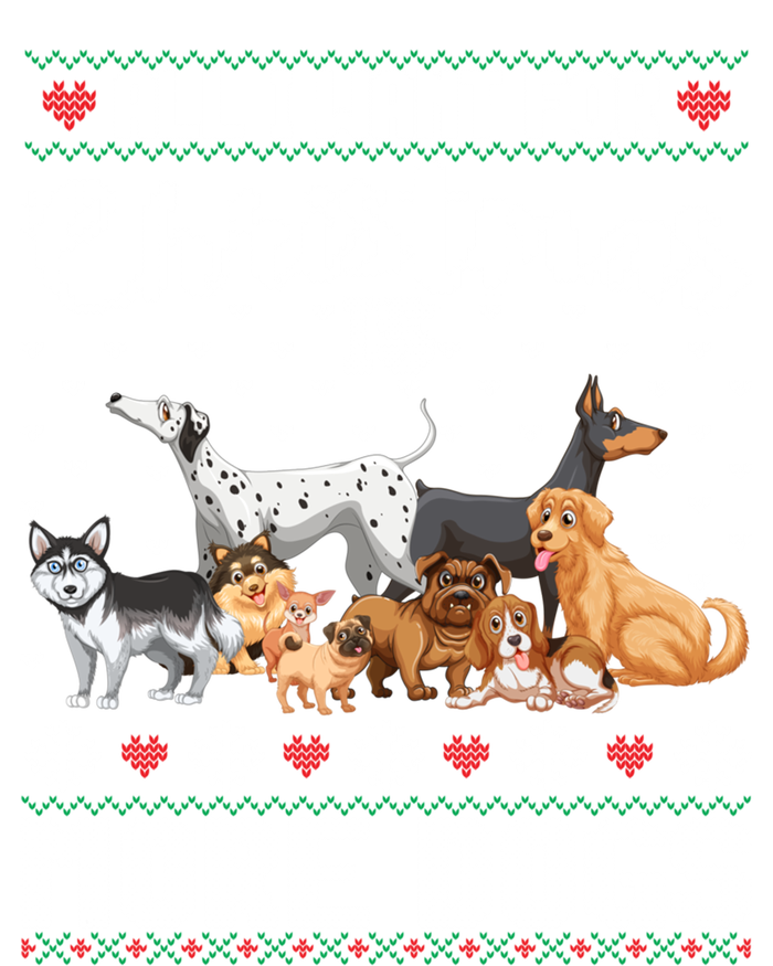 All I Want For Christmas Is More Dogs Ugly Xmas Sweater Gift Premium T-Shirt