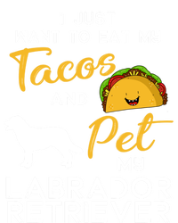 Labrador Retriever Dog Tacos Lover Owner Xmas Birthday Gift Women's Tri-Blend 3/4-Sleeve Raglan Shirt