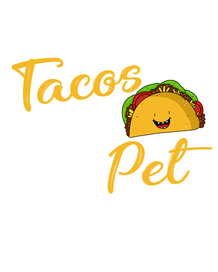 Labrador Retriever Dog Tacos Lover Owner Xmas Birthday Gift Women's Tri-Blend 3/4-Sleeve Raglan Shirt