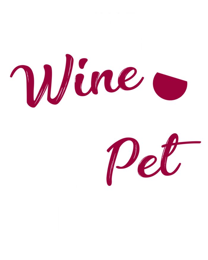 Labrador Retriever Dog Wine Lover Owner Xmas Birthday Gift Funny Gift T-Shirt