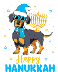 Funny Jewish Dachshund Menorah Happy Hanukkah Chanukah T-Shirt