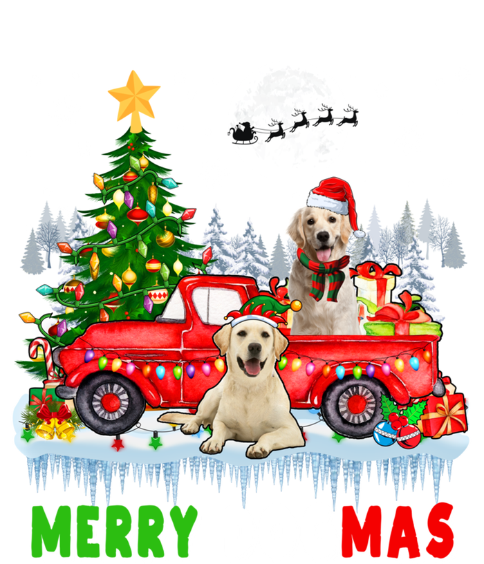 Merry Xmas Dog Santa Elf Labrador Retrievers On Pickup Truck Gift Hoodie