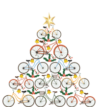 Bicycle Christmas Tree Funny Biker Bicyclist Xmas For Family Meaningful Gift Tank Top