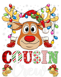 Christmas Cousin Crew Reindeer Santa Hat Lights Teens Toddler Hoodie