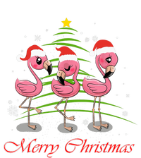 Merry Christmas Flamingo Santa Hat Funny Gifts Teens Girls Sweatshirt Cinch Pack Bag