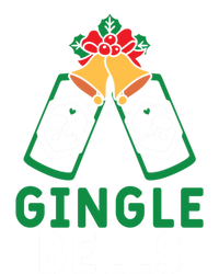 Gingle Bells Gin Funny Xmas Gin Er Christmas Ing Gift Sustainable Knit Beanie