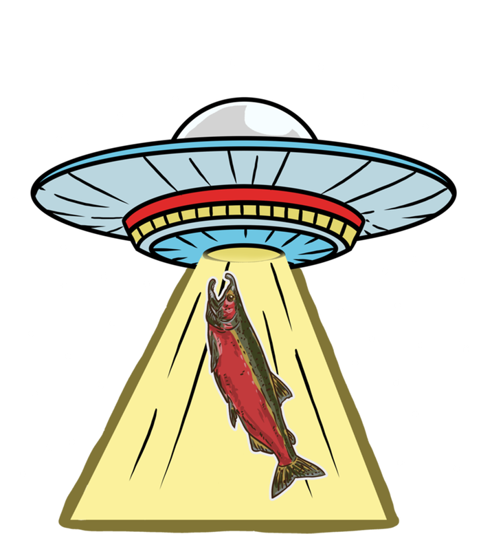 Ufo Abduction Coho Salmon Meaningful Gift T-Shirt