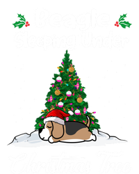 Beagle Dog Sleeping Under Christmas Tree Puppy Funny Xmas Gift T-Shirt