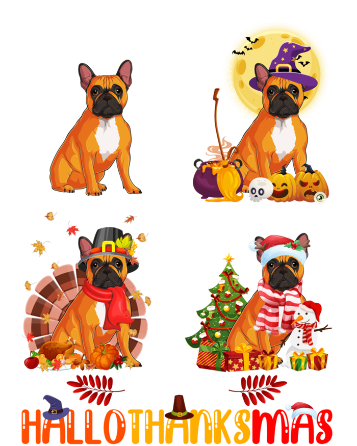 French Bulldog Halloween Thanksgiving Xmas Hallothanksmas Great Gift Doggie Tank