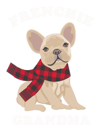 Frenchie Grandma Gift French Bulldog Xmas Family Matching Gift Women's Flannel Pajama Set