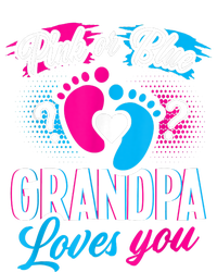 Pink Or Blue Grandpa Loves You Shirt Gender Reveal Baby Snapback Five-Panel Rope Hat