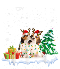 Beagle Santa Christmas Tree Light Pajama Dog Xmas Gift T-Shirt