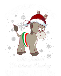 Chingedy Ching The Italian Dominick The Christmas Donkey Funny Gift Full-Length Apron With Pockets