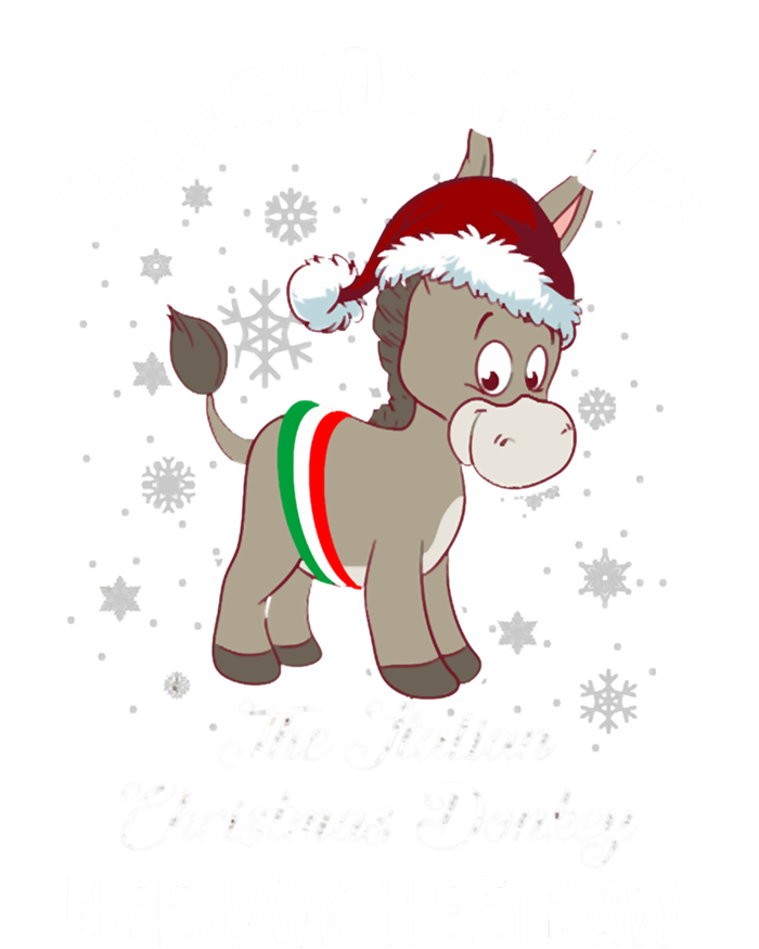 Chingedy Ching The Italian Dominick The Christmas Donkey Funny Gift Full-Length Apron With Pockets