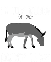 Donkey Cute Gift Only Talking To My Donkey Gift Mesh Reversible Basketball Jersey Tank