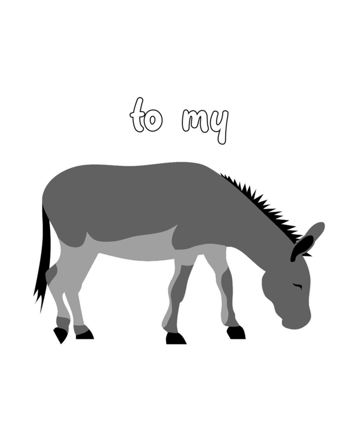 Donkey Cute Gift Only Talking To My Donkey Gift Mesh Reversible Basketball Jersey Tank