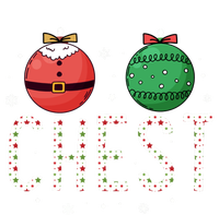 Chest Nuts Matching Funny Christmas Couples Chestnuts Chest T-Shirt