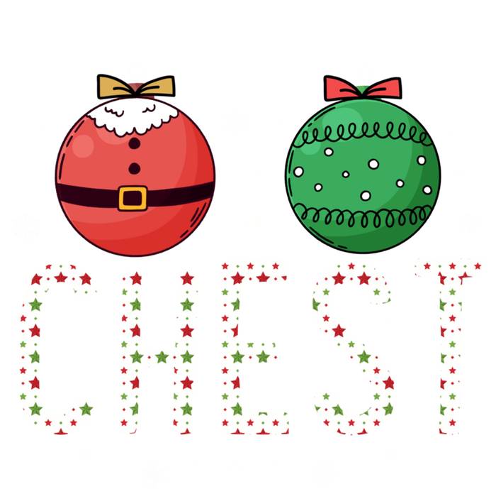 Chest Nuts Matching Funny Christmas Couples Chestnuts Chest T-Shirt