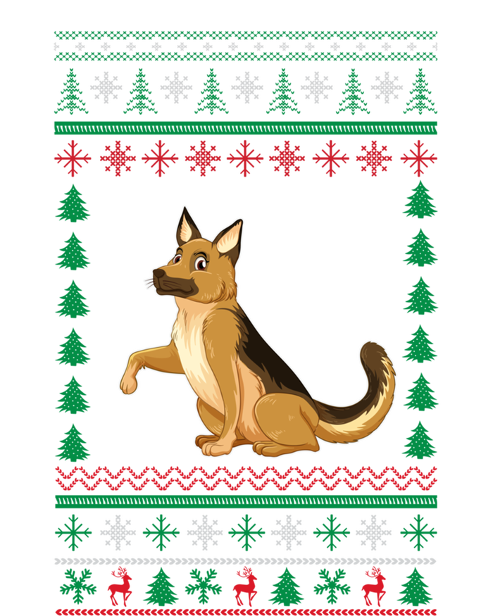 Ger Shepherd Dog Lover Boys Girls Xmas Ugly Sweater Party Gift Women's T-Shirt