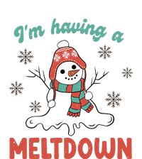 I'm Having A Meltdown Retro Christmas Snowman Gift Tie-Dye T-Shirt