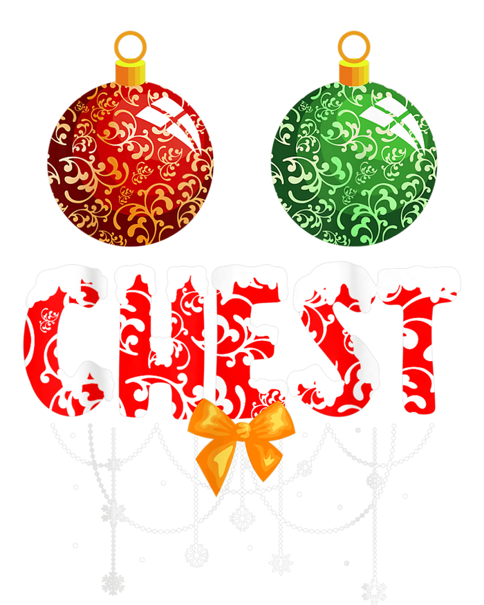 Chest Nuts Christmas  Matching Couple Chestnuts T-Shirt