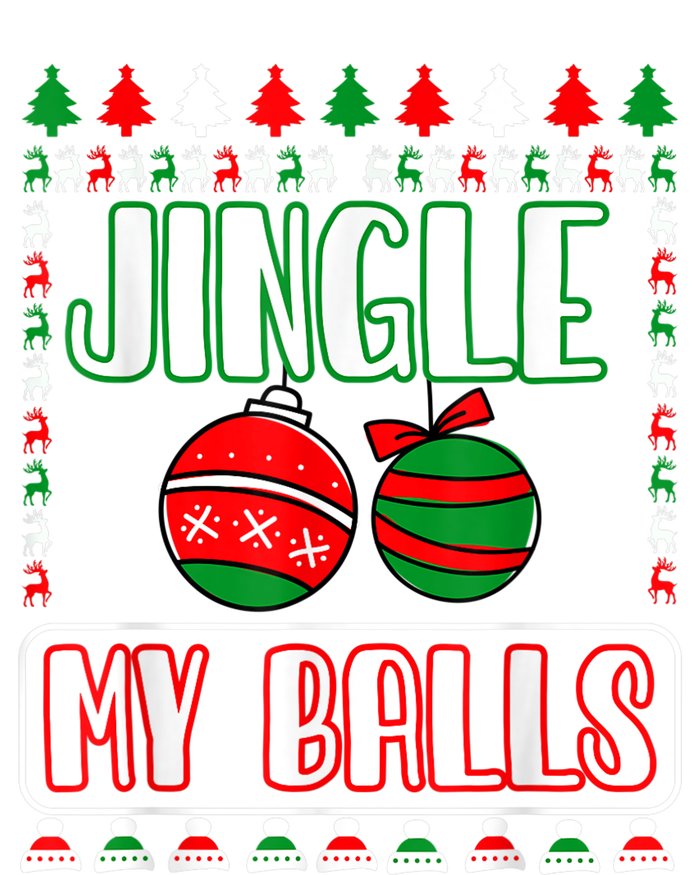 Jingle My Balls - Funny Christmas Holidays Xmas V-Neck T-Shirt