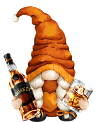 Funny Whisky Gnome For Who Loves Ing Whiskey Gift Striped Beanie with Solid Band