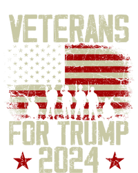 Dad Grandpa Veterans For Trump 2024 American Flag Vintage Gift Toddler T-Shirt