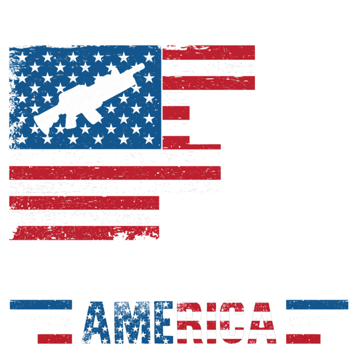 God Family Guns And Freedom Pro Trump 2024 Maga American Flag Gift Ladies Essential Flowy Tank