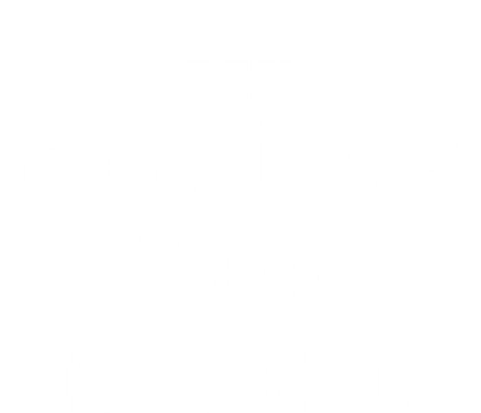 My Christmas Spirit Is Beer Funny Xgiftmas Beer Ing Gift Tank Top