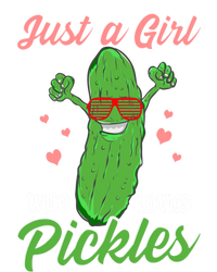 Just A Girl Who Loves Pickles Cute Pickle Food Party Cool Gift Kids Hoodie