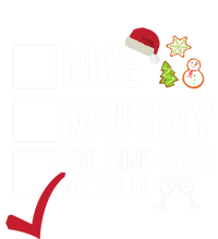 Nice Naughty The Wine Made Me Do It Funny Ing Xmas List Cool Gift Kids Hoodie