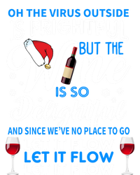 Oh The V Igiftr U S Outside Is Frightful But The Wine Christmas Gift Ladies Long Sleeve Shirt