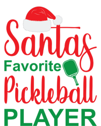 Santa's Favorite Pickleball Player Great Gift Funny Xmas Picklegreat Giftball Gi Women's T-Shirt