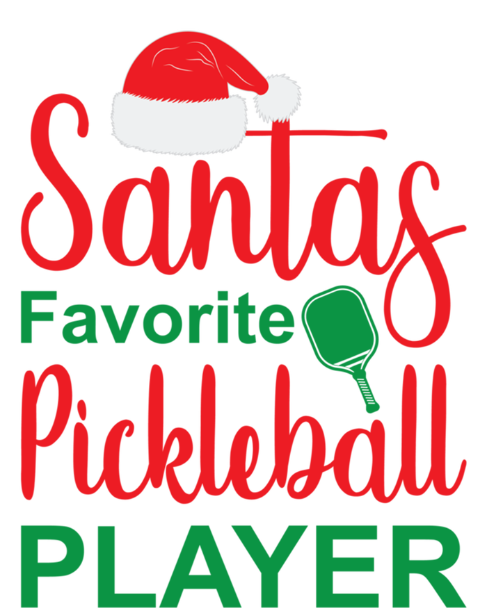 Santa's Favorite Pickleball Player Great Gift Funny Xmas Picklegreat Giftball Gi Women's T-Shirt