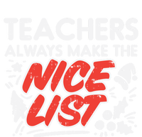 Teachers Always Make The Nice List Funny Christmas Xmas Gift Valucap Bio-Washed Visor