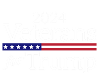 Veterans For Trump 2024 Conservative Republican Trump 2024 Funny Gift Valucap Bio-Washed Visor