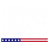 Veterans For Trump 2024 Conservative Republican Trump 2024 Gift Women's T-Shirt