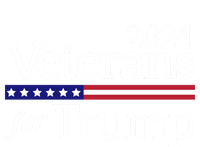 Veterans For Trump 2024 Conservative Republican Trump 2024 Cool Gift Valucap Bio-Washed Visor