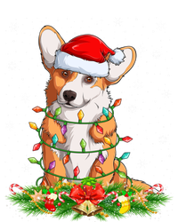 Corgi Dog Lover Lighting Xmas Santa Corgi Christmas Gift Ladies Long Sleeve Shirt