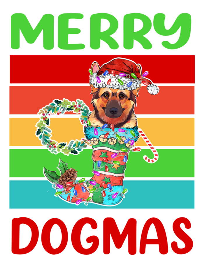 Merry Dogmas Ger Shepherd Christmas Dog Puppy Funny Xmas Great Gift Ladies Essential Tank