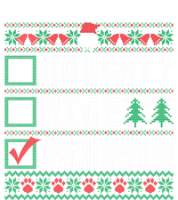 Naughty Nice Ger Shepherd Christmas List Dogs Xmas Gift Women's Long Sleeve Flannel Pajama Set 