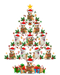 Corgi Dog Xmas Tree Lights Santa Corgi Christmas Cool Gift T-Shirt